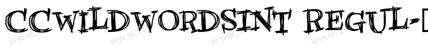 CCWildWordsInt Regul字体转换